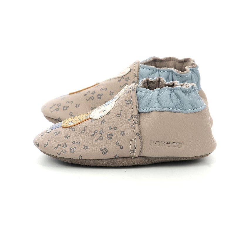 Robeez Robeez Chaussons Music Mood Marron Clair