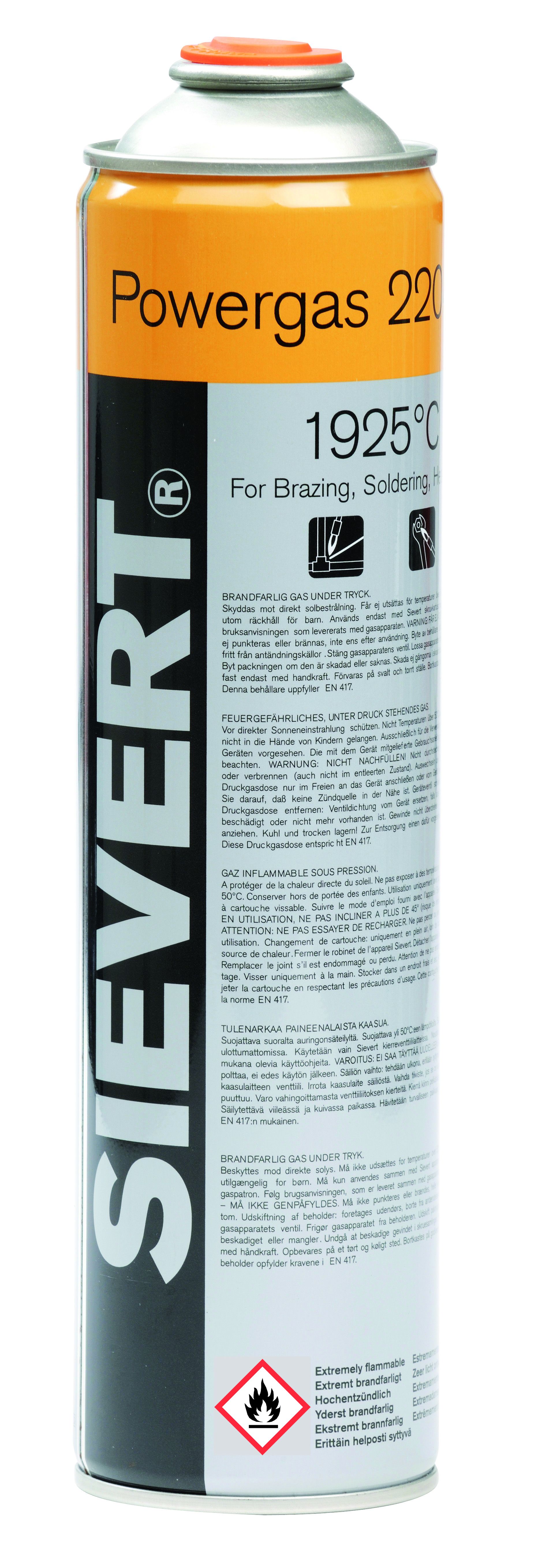 Sievert 220483 - Gaspatroon Powergas EU (7/16) 1925C