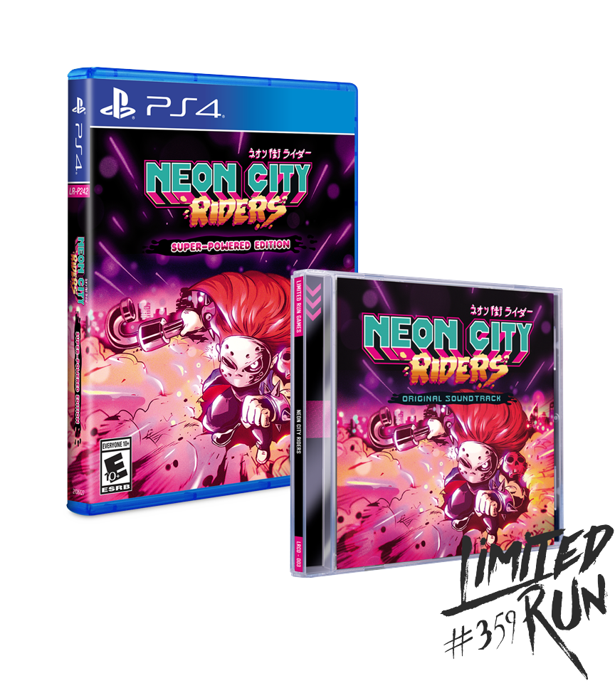 Neon City Riders - Super-Powered Edition (Limited Run #359) (Import)- PlayStation 4