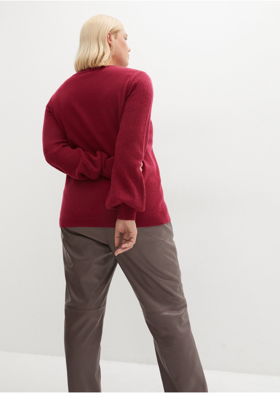 Pull en laine avec teneur en Good Cashmere Standard®