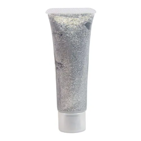 Eulenspiegel Effekt Glitzergel, silber, 18 ml