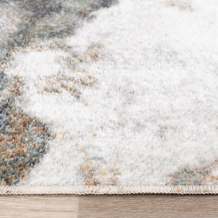 Rond wasbaar vloerkleed - Misha Flow Multicolor
