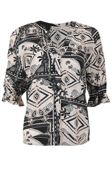 Maicazz multi color dames blouse
