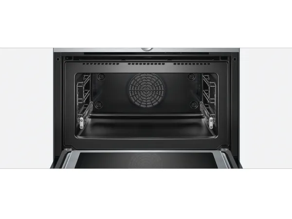 Siemens iQ700 CM678G4S1 - Kombinationsovn - til indbygning - niche - bredde: 56 cm - dybde: 55 cm - højde: 45 cm - med selv-rengøring - rustfrit stål