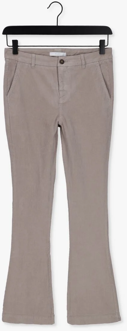 BY-BAR beige by-bar pantalon leila velvet twill pant