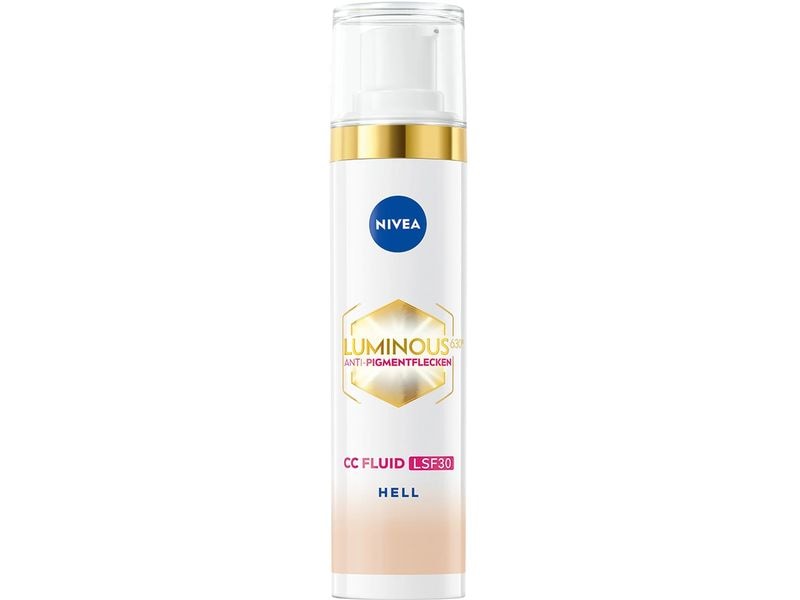 NIVEA CC Cream Cellular Luminous630 3-in-1 LSF30 Light CC-Fluid kaschiert, reduziert und schützt vor Pigmentflecken