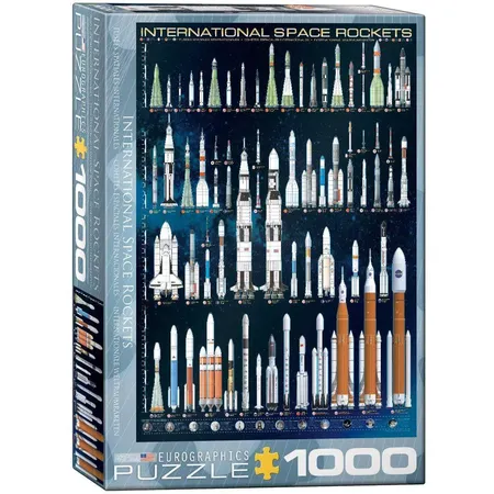 Eurographics Internationale Weltraumraketen, 1000 Teile