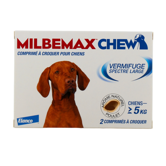 MilbemaxChew Vermifuge Chien à croquer
