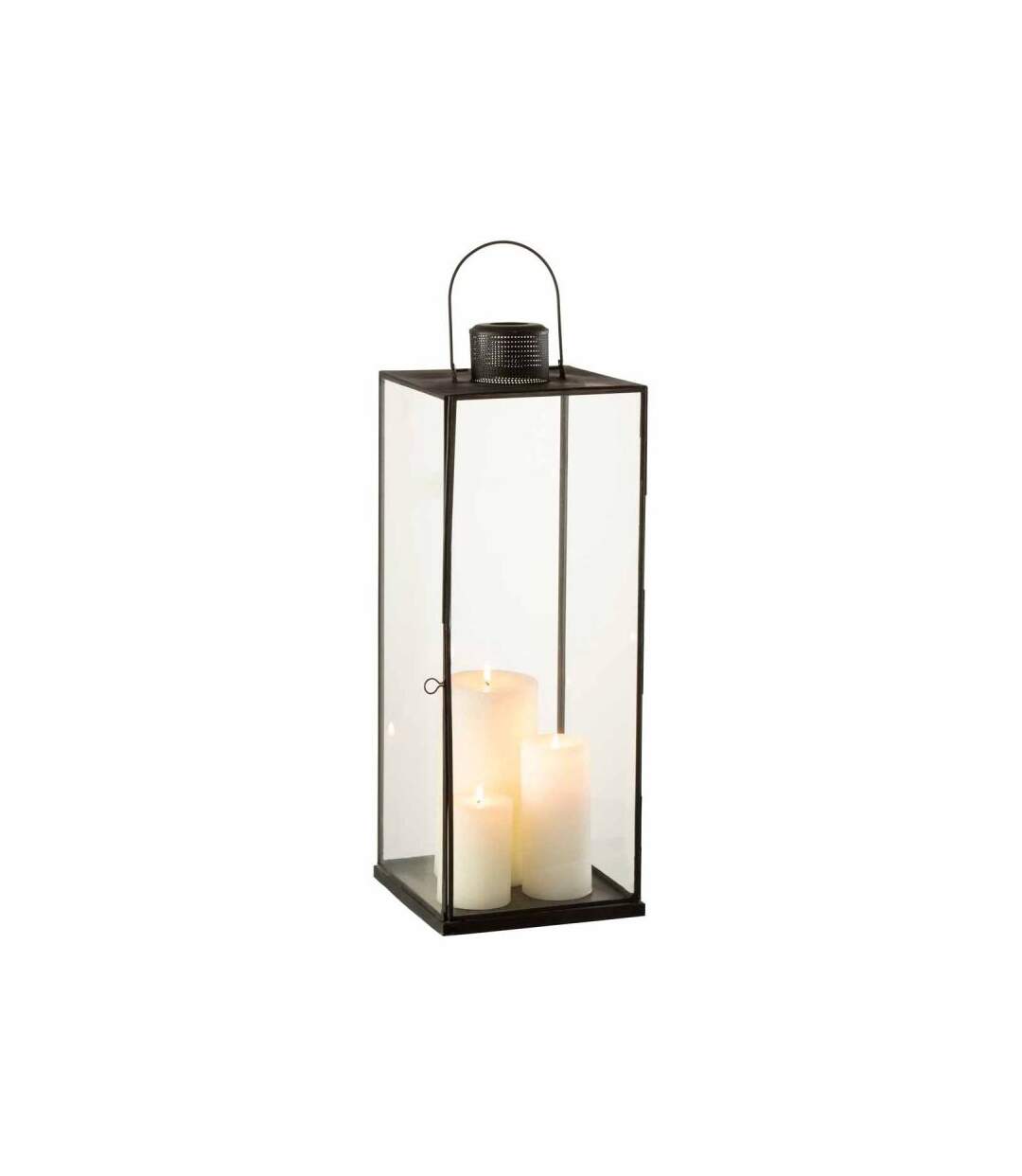 Paris Prix - Lanterne Design En Verre filona 50cm Bronze