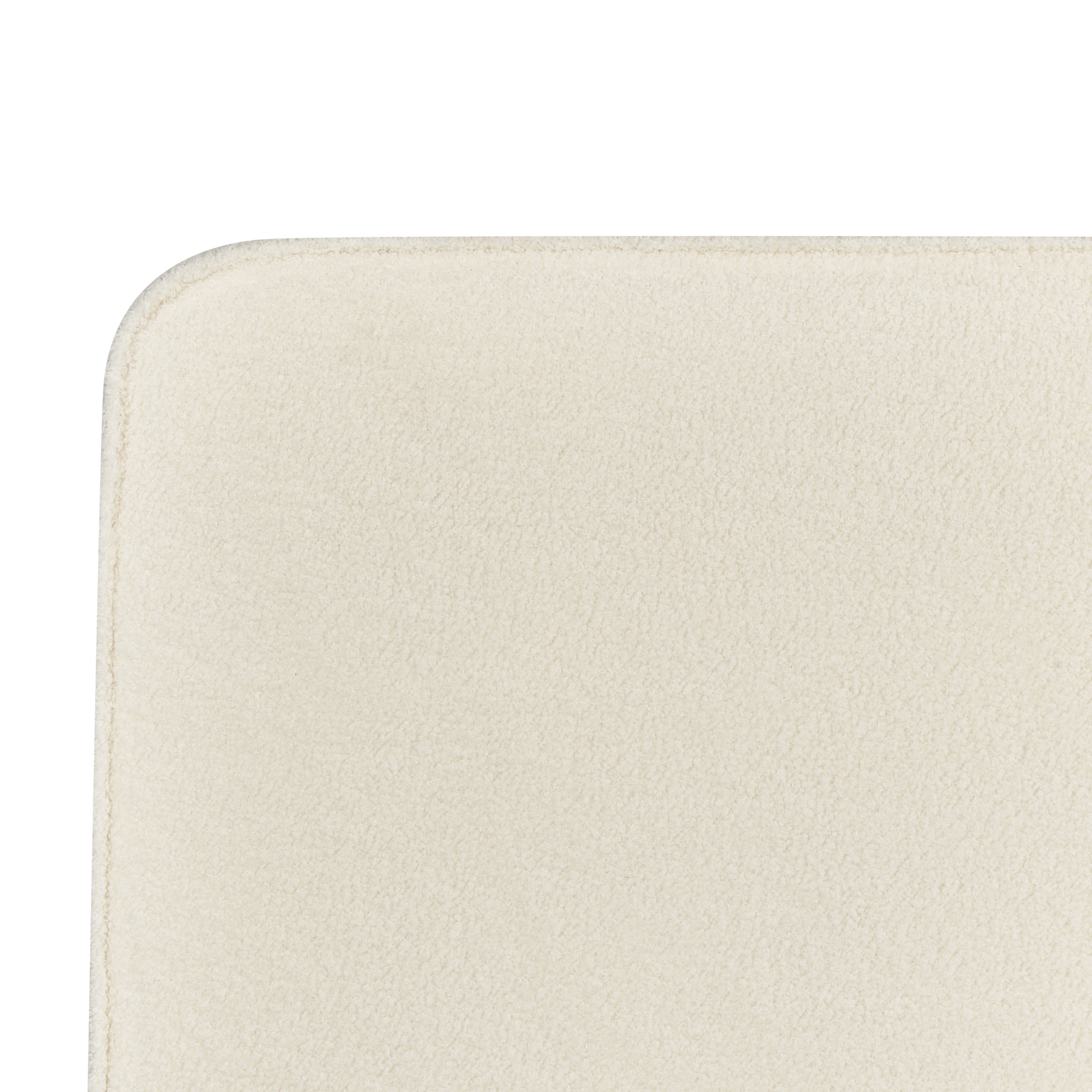 Beliani-VALOGNES-Tweepersoonsbed-Off-white-160 x 200 cm-Bouclé