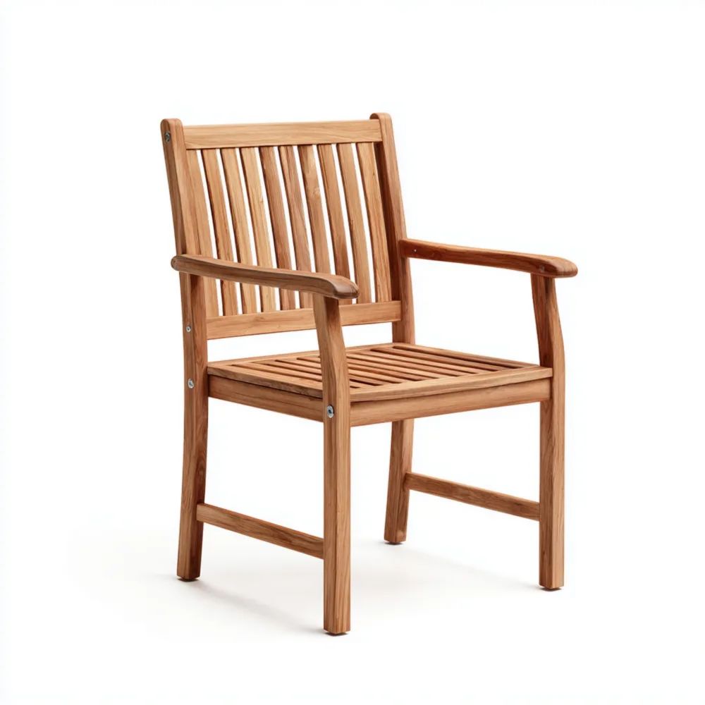 Gartenstuhl Teakholz 60x60x90 cm - Klassisches Design