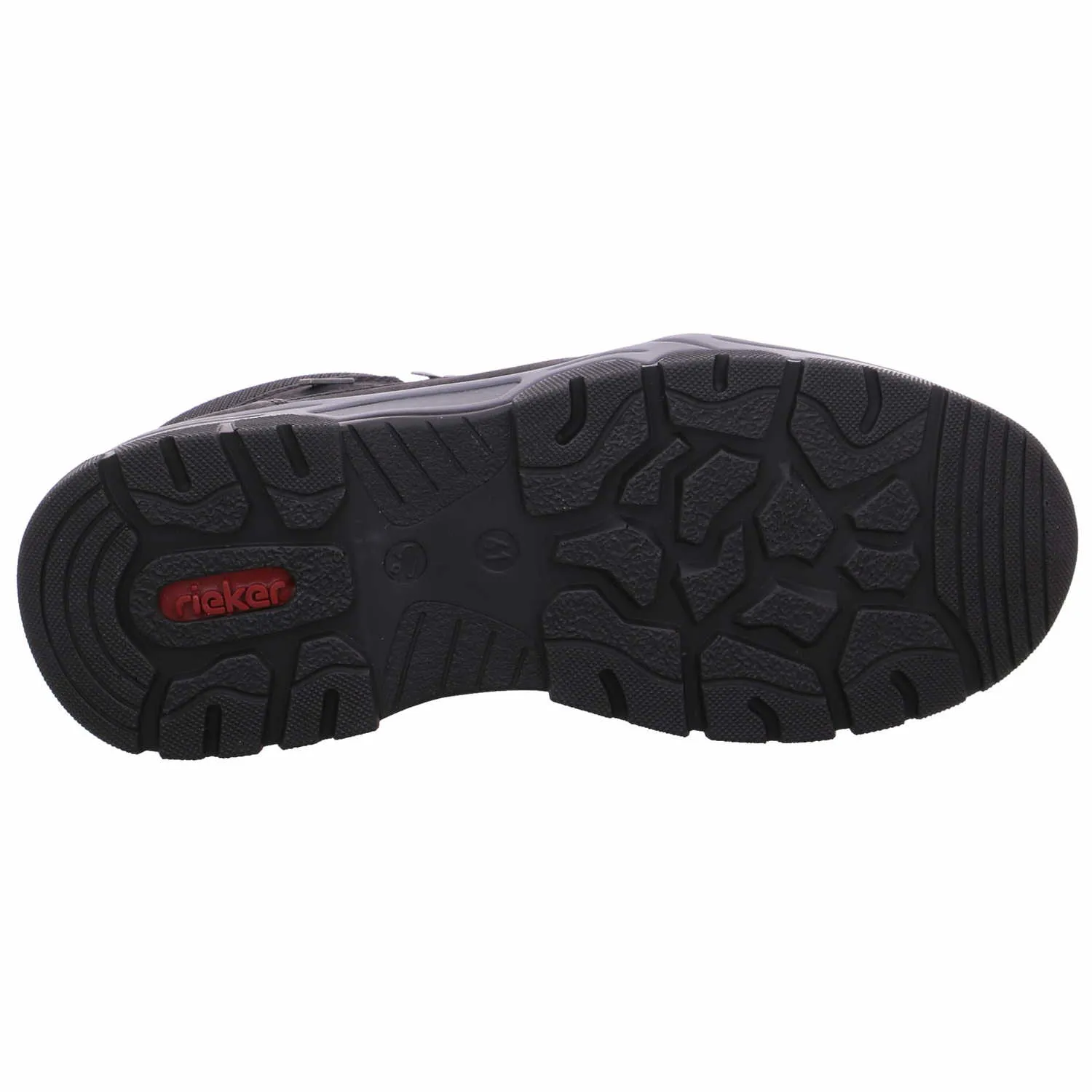 RIEKER Winter-Boots Schwarz Lederimitat