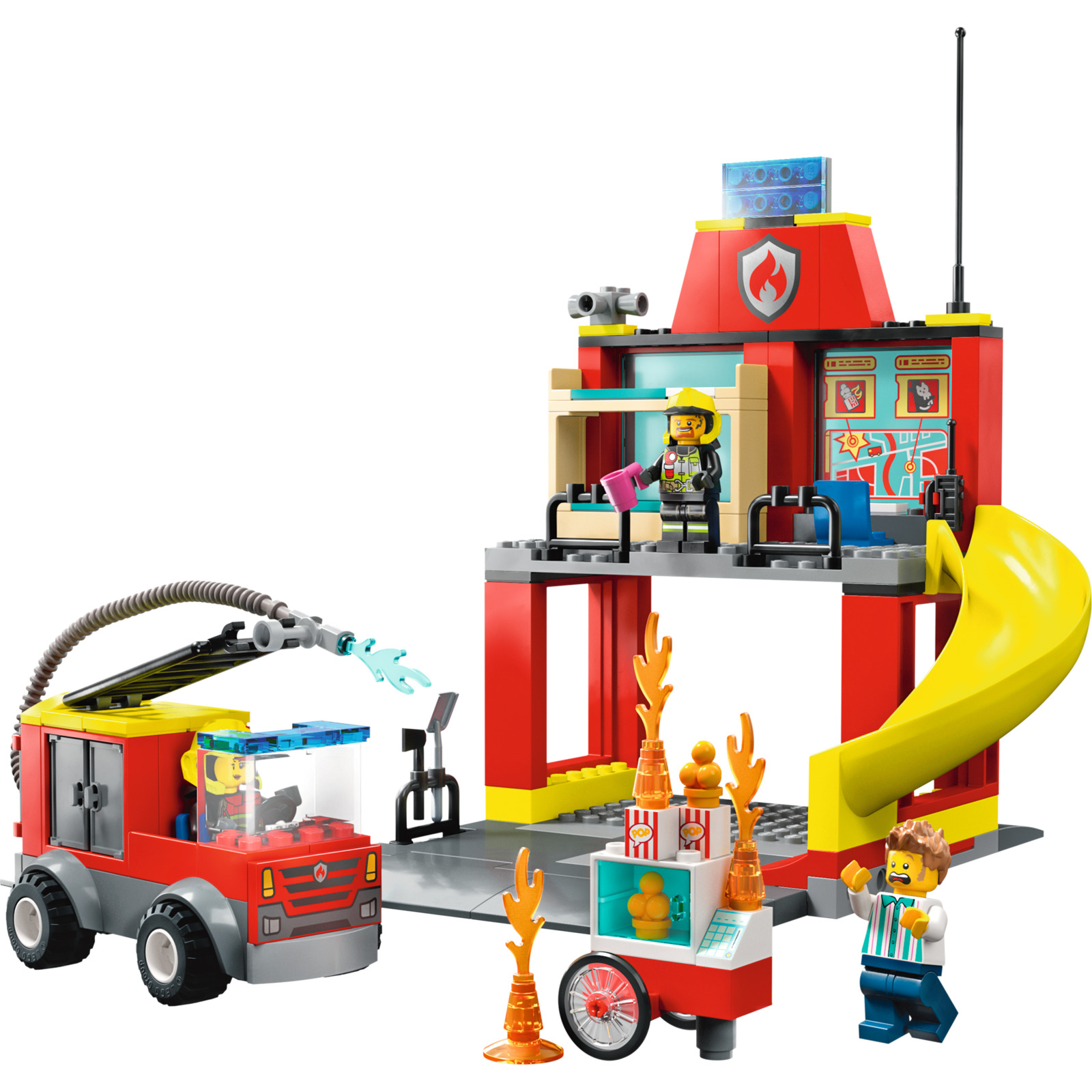 LEGO City Feuerwehstation mit Auto 60375