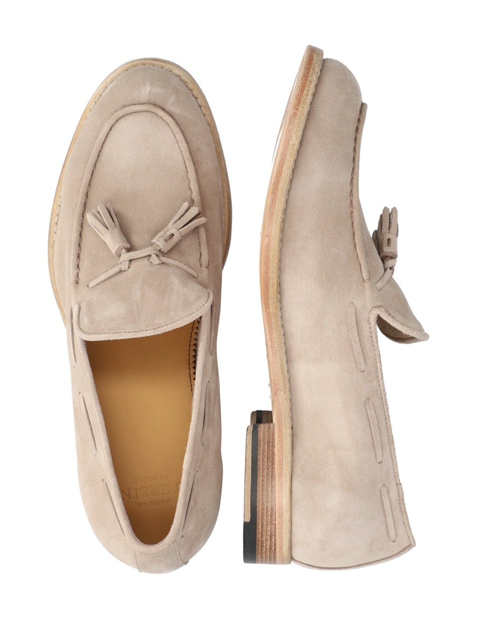 Veloursleder Slipper