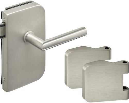 Pertura glasdeurbeslag Office Soner UV aluminium geanodiseerd roestvrij staal kleur DIN rechts