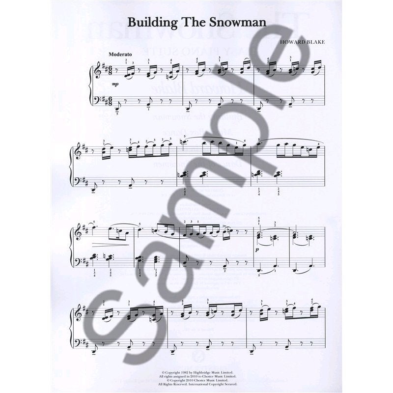 Chester Music - Howard Blake: The Snowman - Easy Piano Suite