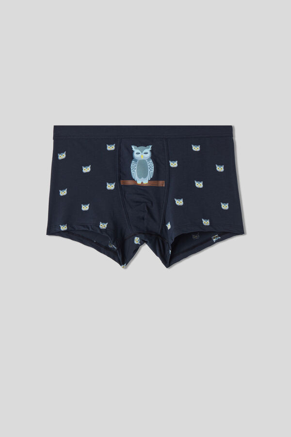 Cuecas Boxer Coruja em Algodão Natural Fresco Supima®