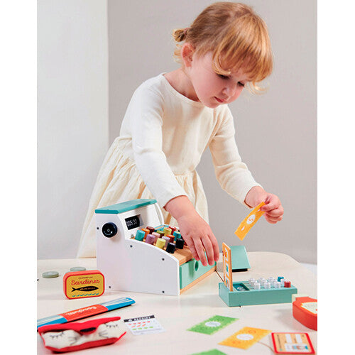 Tender leaf toys kassa met scanner