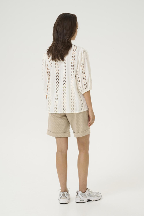 Kaffe witte dames blouse