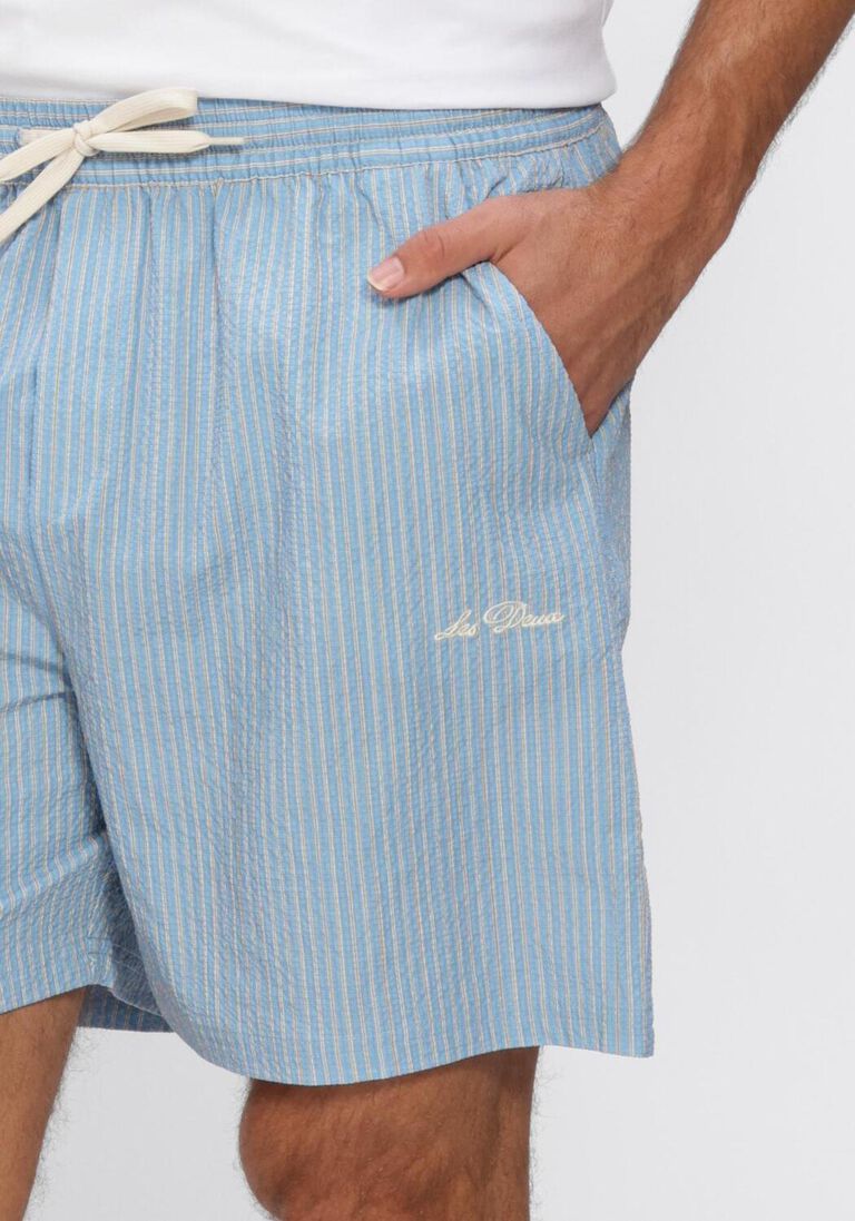 bruine les deux zwembroeken stan stripe seersucker swim shorts