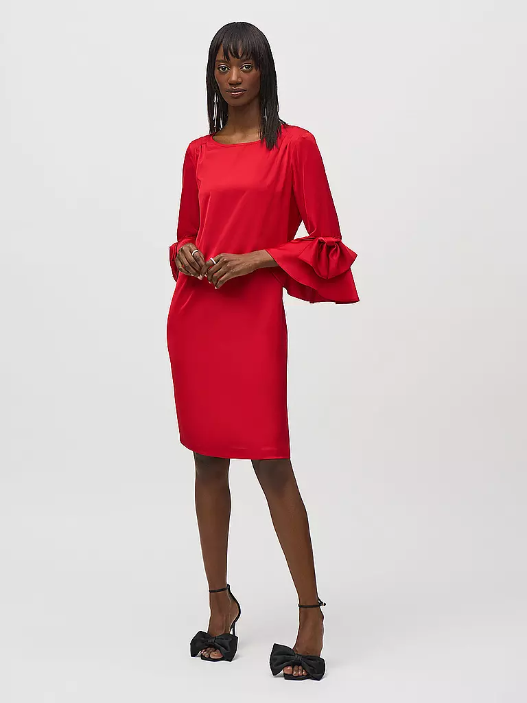 JOSEPH RIBKOFF Midikleid rot
