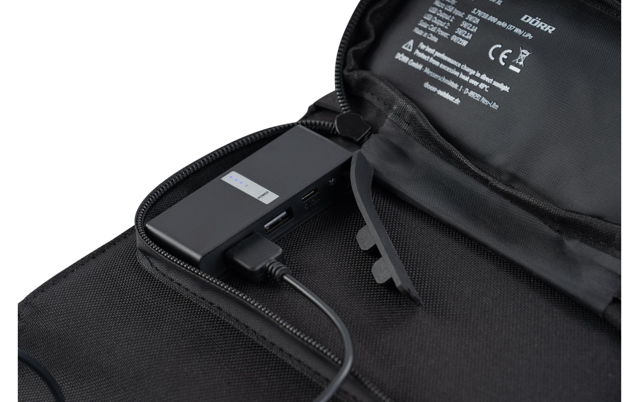 Solarpanel PB-10000 mAh 21W XL mit PowerbankBesonders leistungsstarke Energiequelle optimal für den autarken Einsatz