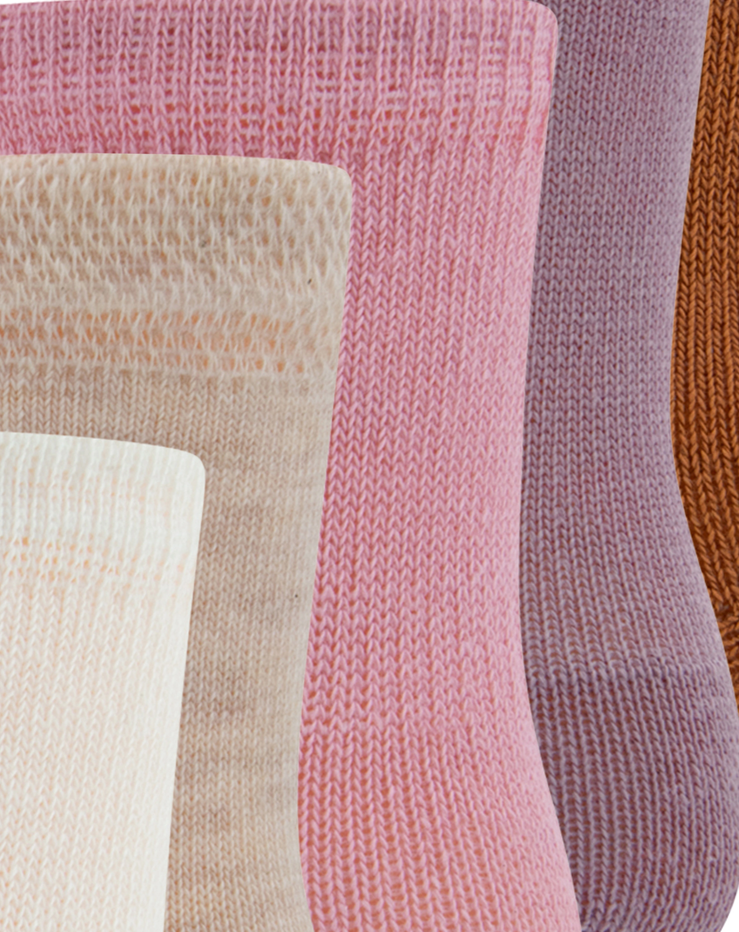 Socken Uni COLOUR 5er Pack in latte/natur/toffee/rosa