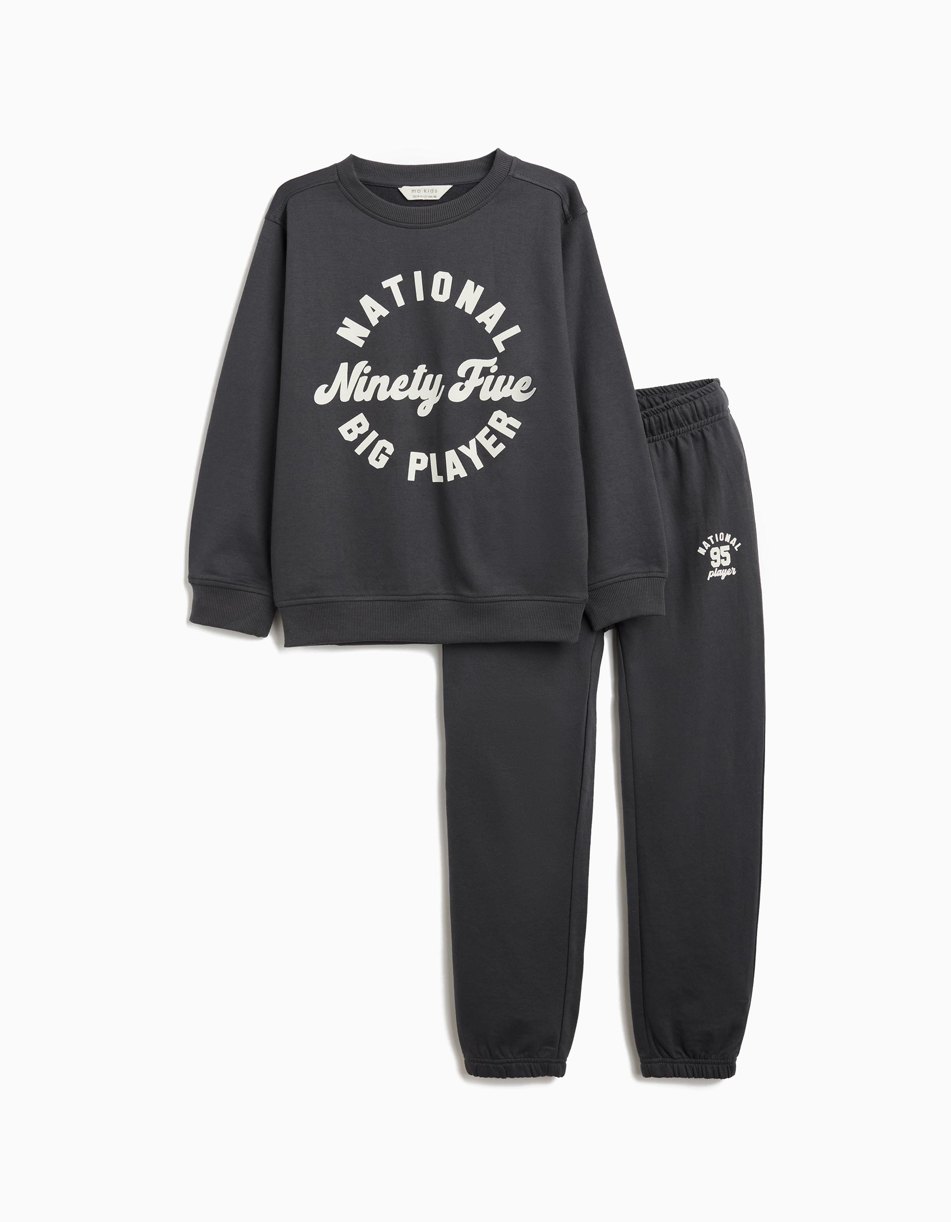 Conjunto de Jogging, Menino, Cinzento Escuro