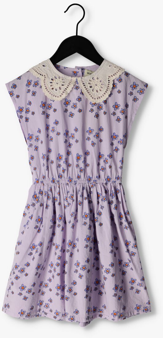WANDER & WONDER lila wander & wonder mini jurk lupita dress