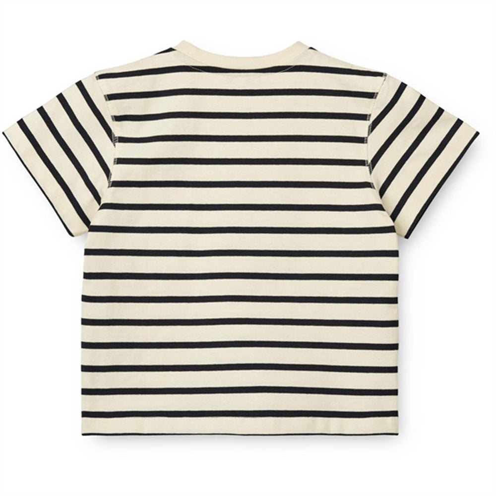 Y/D Stipes Classic Navy/Creme De La Creme Sixten Stripe T-shirt