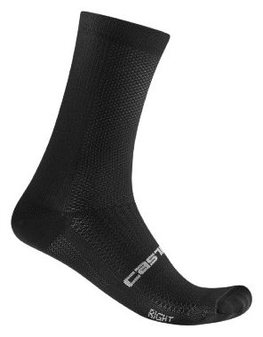 Chaussettes Castelli Espresso 18 Noir