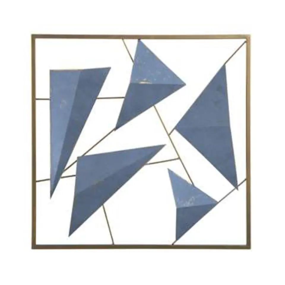 ZINC - Wanddecoratie - Blauw - Metaal