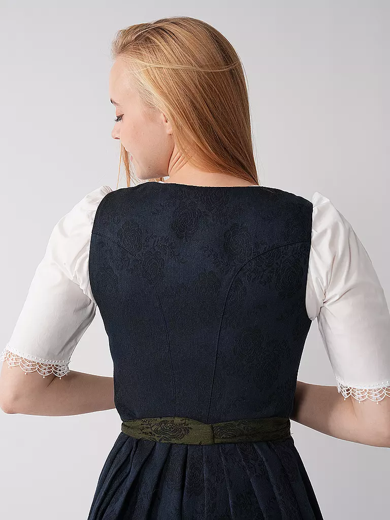 GOTTSEIDANK Dirndl MONIKA 80cm dunkelblau