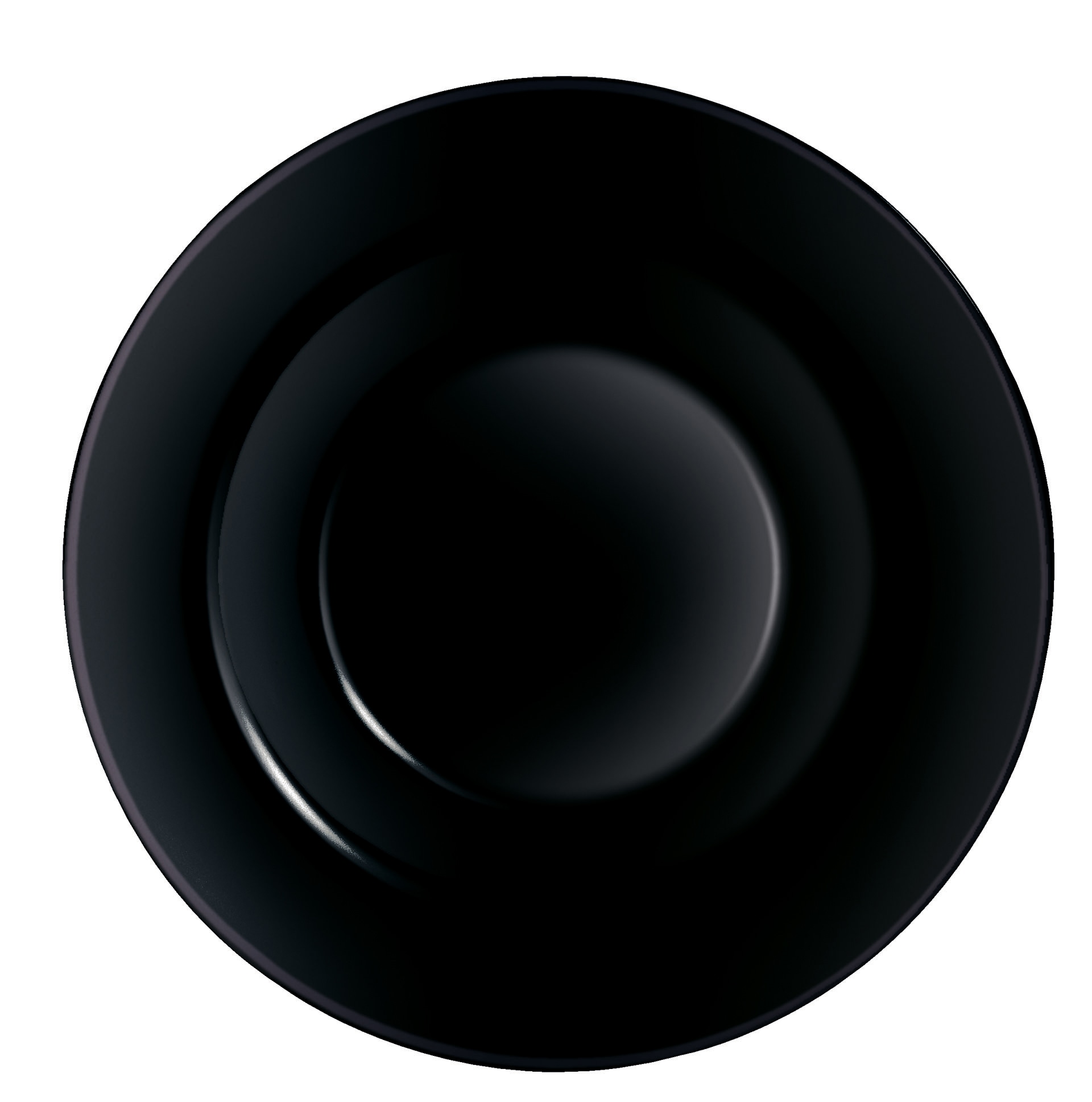 CreaTable Pastateller ITALIEN PARTY 29 cm Glas schwarz
