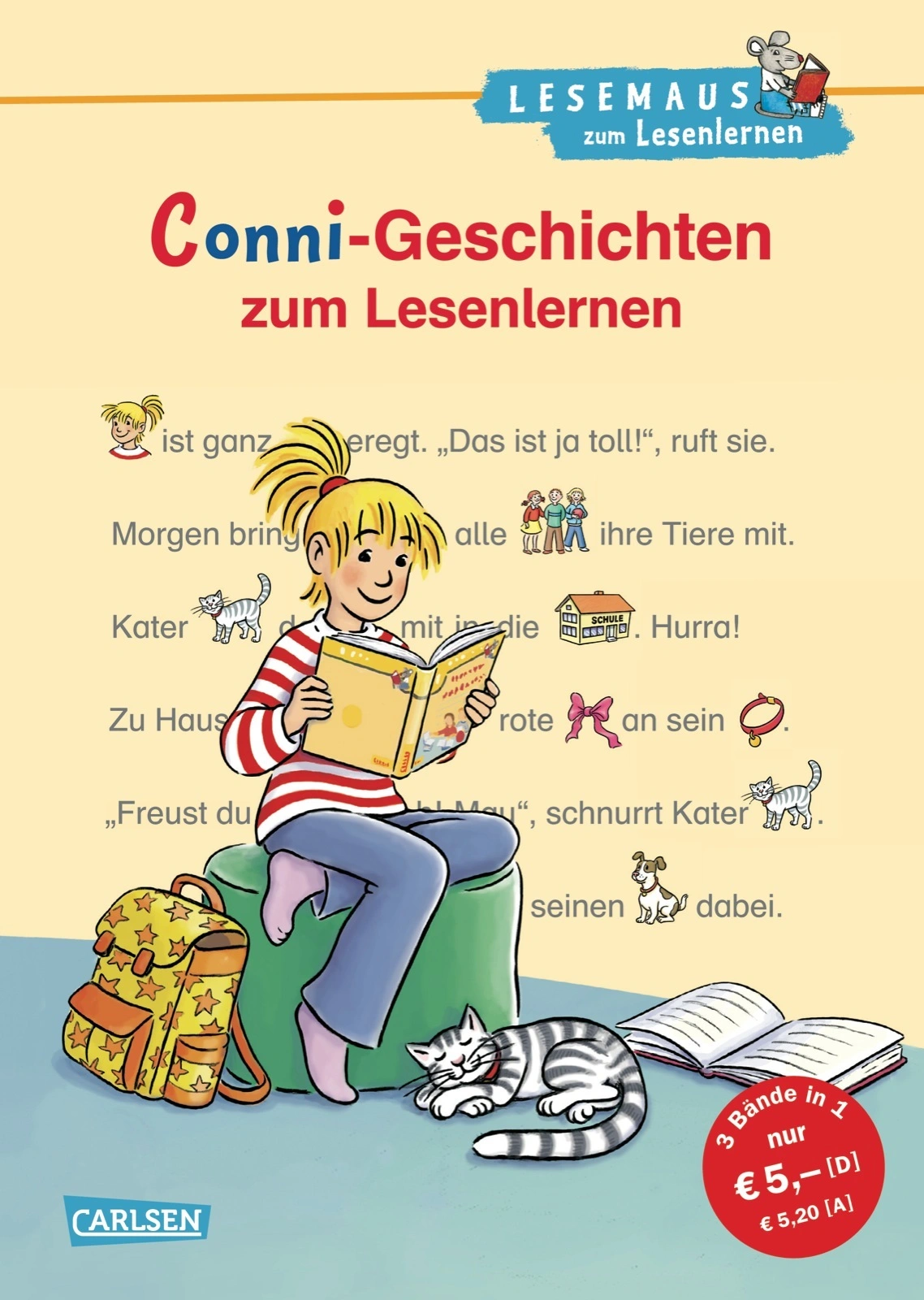 LESEMAUS zum Lesenlernen Sammelbände: Conni-Geschichten zum Lesenlernen