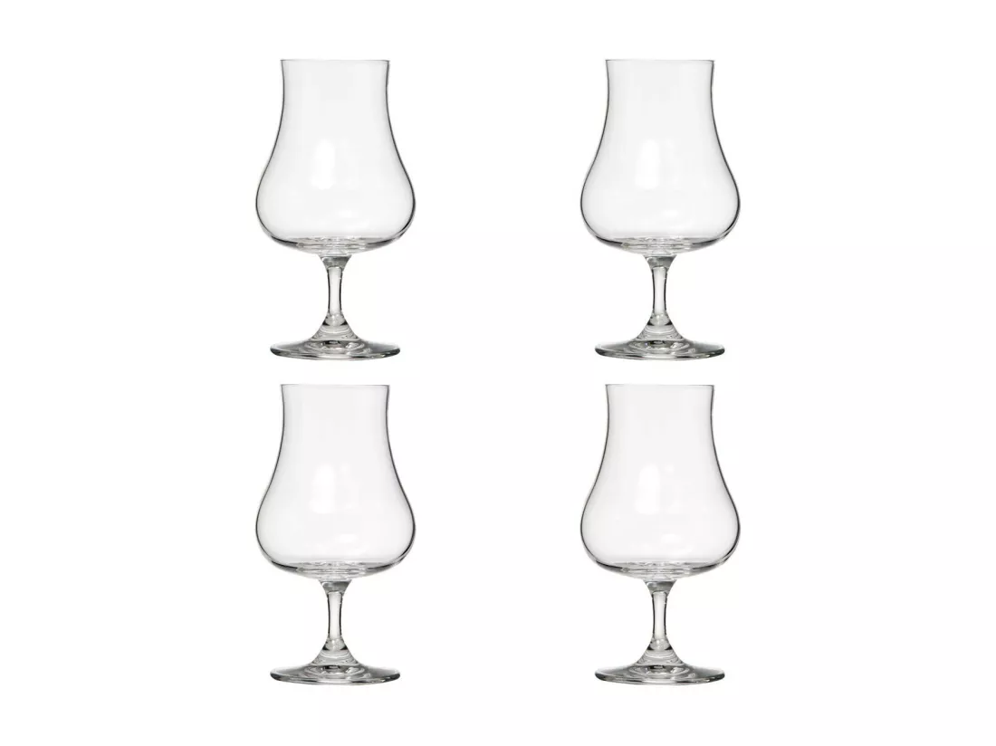 Lot de 4 Verres Design 