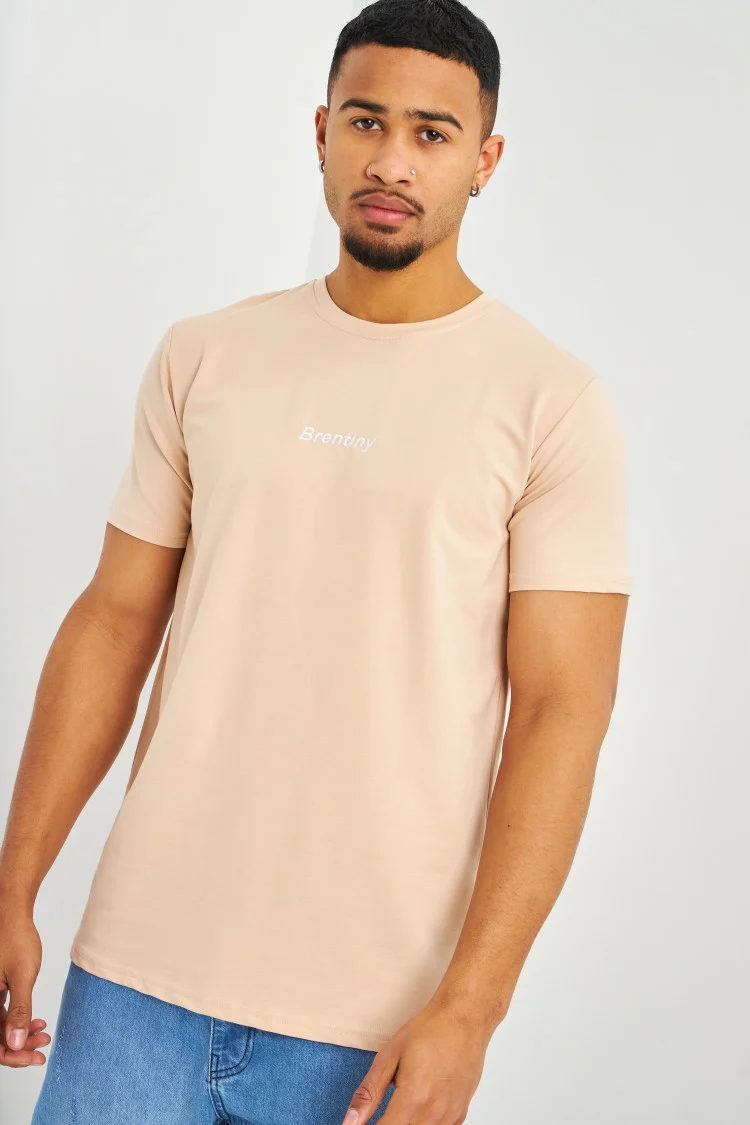 T-shirt beige Brentiny
