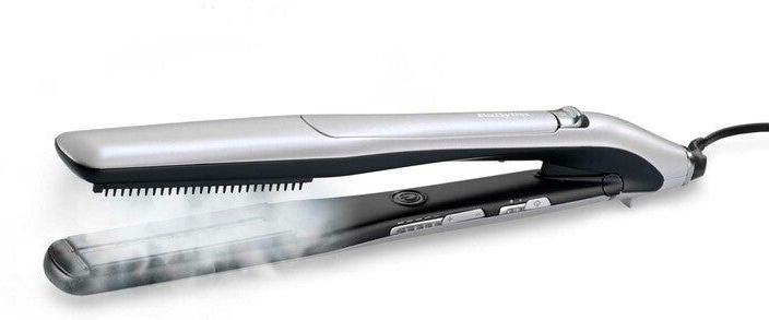 BaByliss - Steam Lustre Styler - Stijltang - Zwart - Geschikt voor Dun Haar
