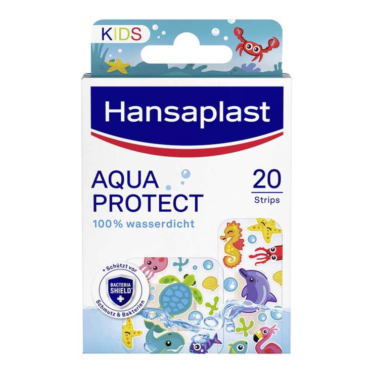 Hansaplast Kinder Pflasterstrips Aqua Protect, 20 St