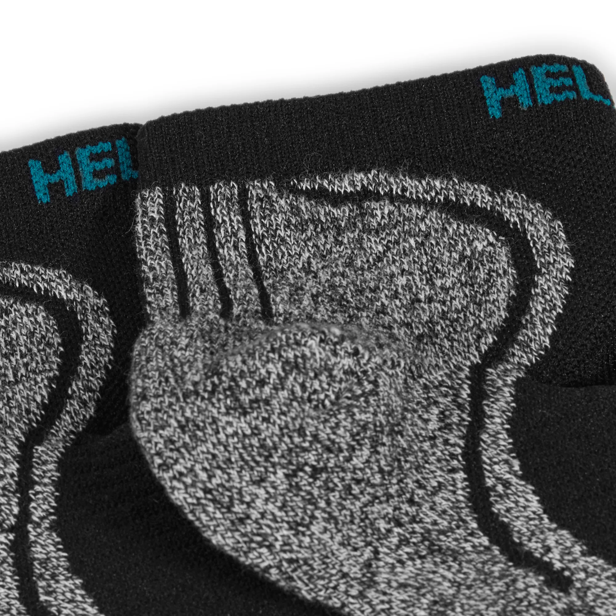 Hellner Shaftless Tech Run Sock Black Beauty