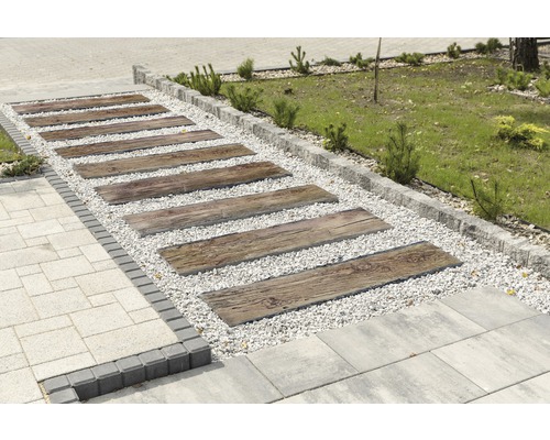Betonnen houten plank, rustiek bruin, 90 x 22,5 x 4 cm