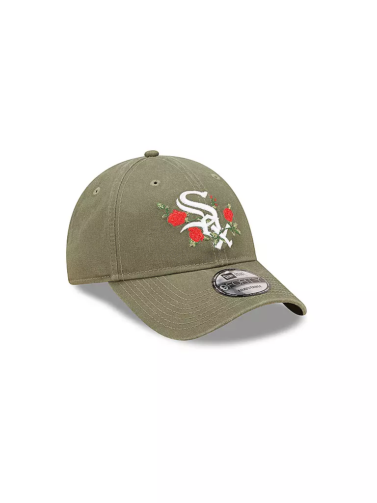 NEW ERA Kappe FLOWER 9FORTY CHICAGO WHITE SOX olive
