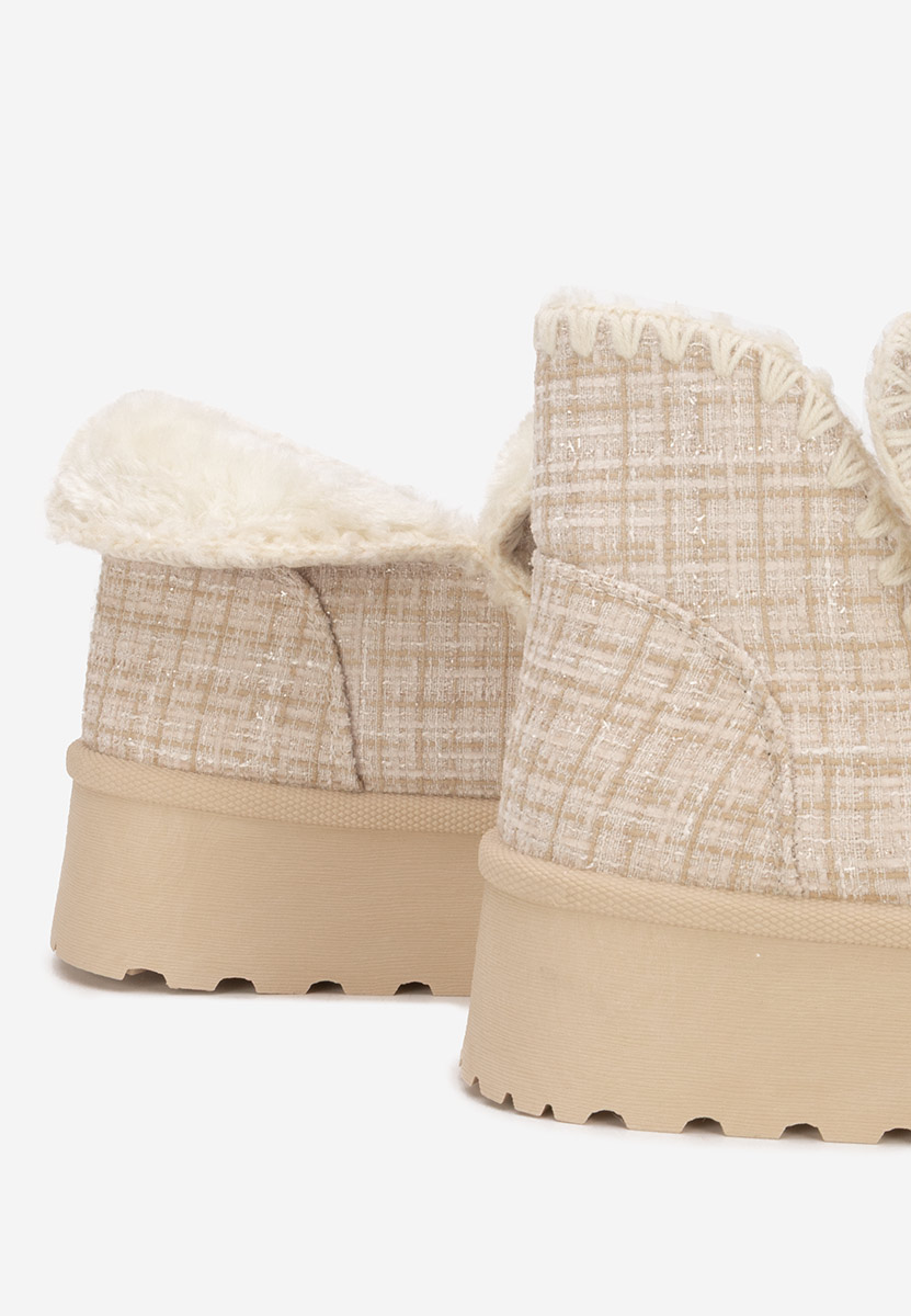 Bottes mocc beige Celestina