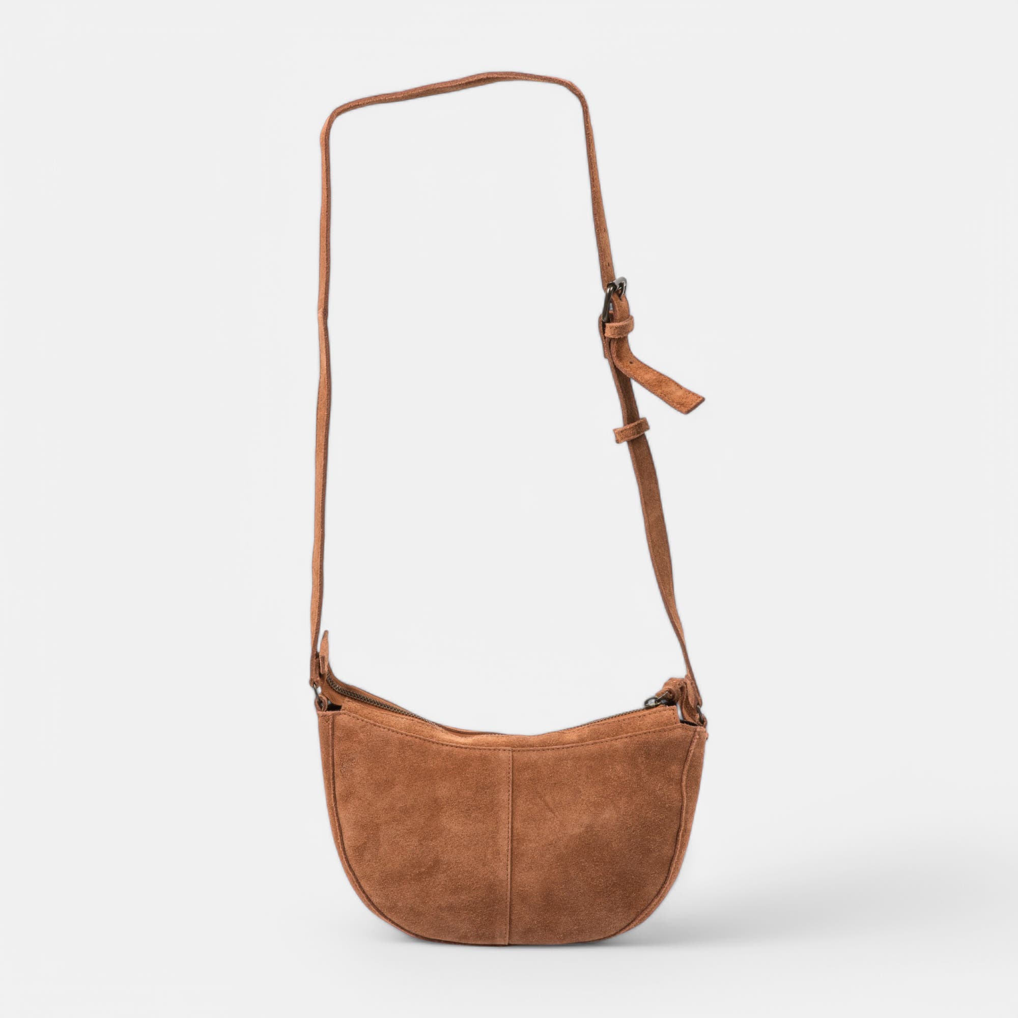 Sac bandoulière en cuir cognac