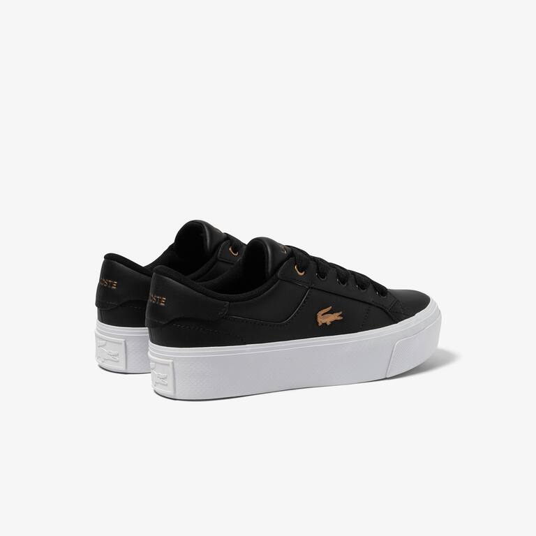 Sneakers Ziane Platform femme Lacoste en cuir Sneakers - Noir - Lacoste - Femme