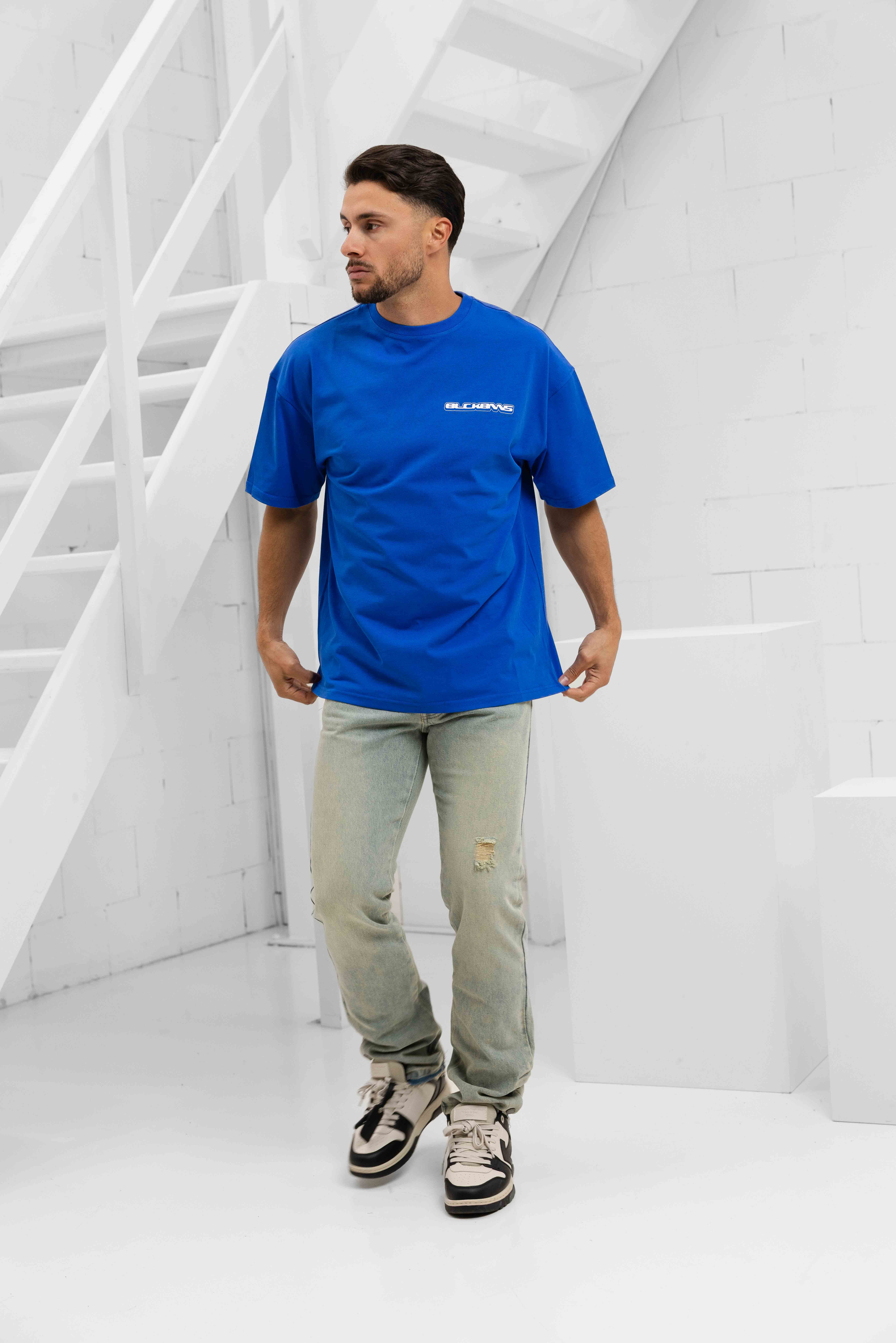 Black Bananas TTD T-Shirt Heren Blauw