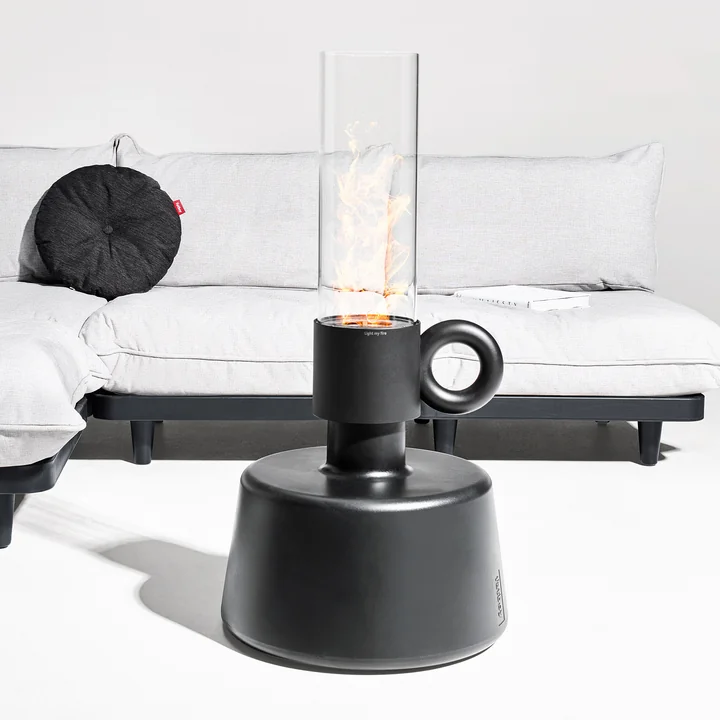 Fatboy - Flamtastique Outdoor-Öllampe, anthrazit