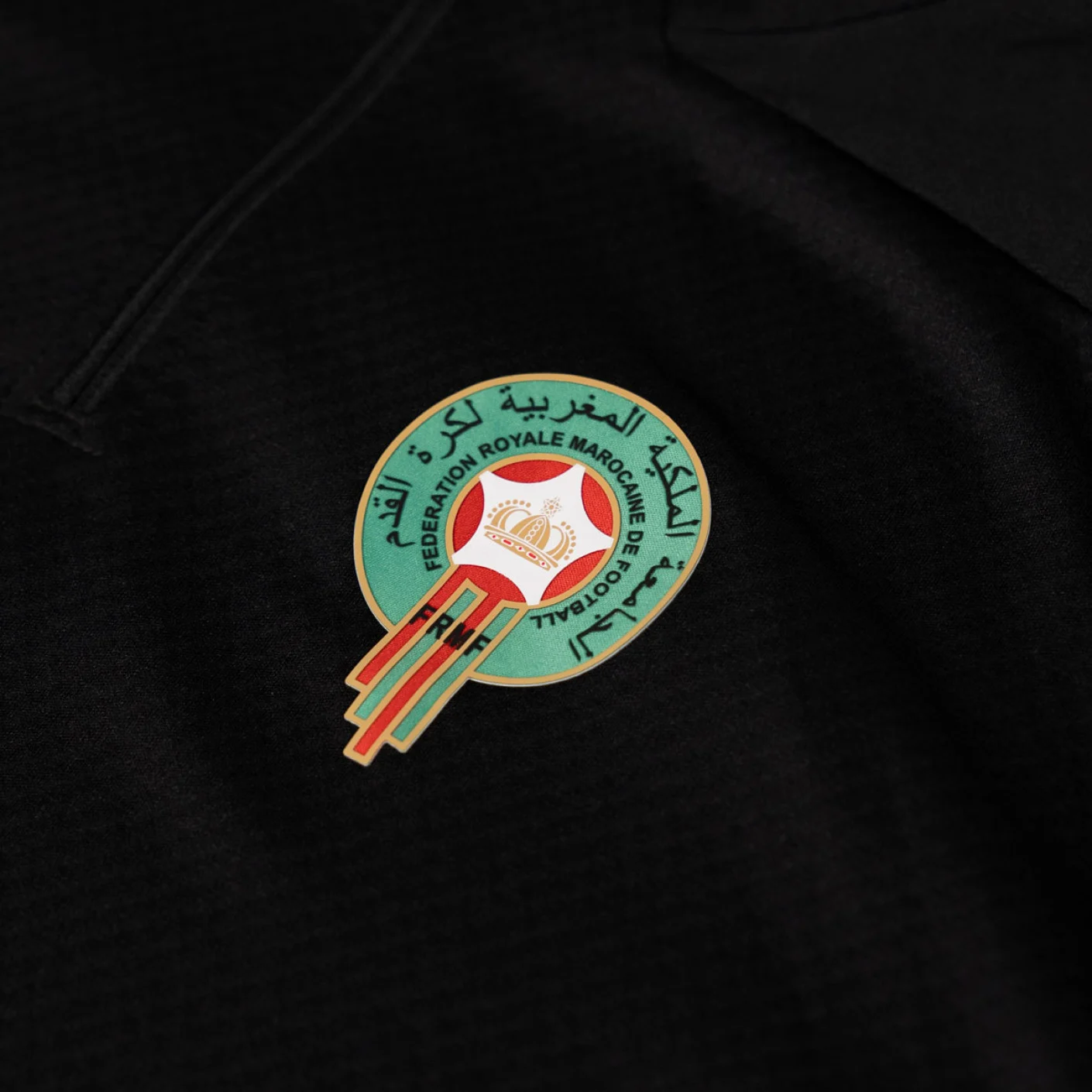 PUMA Marokko Trainingspak 1/4-Zip 2024-2026 Zwart Zilver