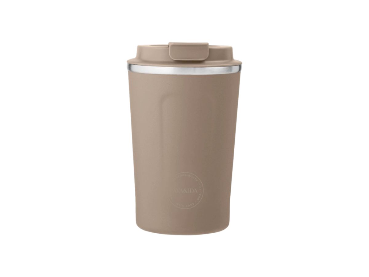 AYA&IDA CUP2GO 380 ml thermosbeker - Dusty Brown