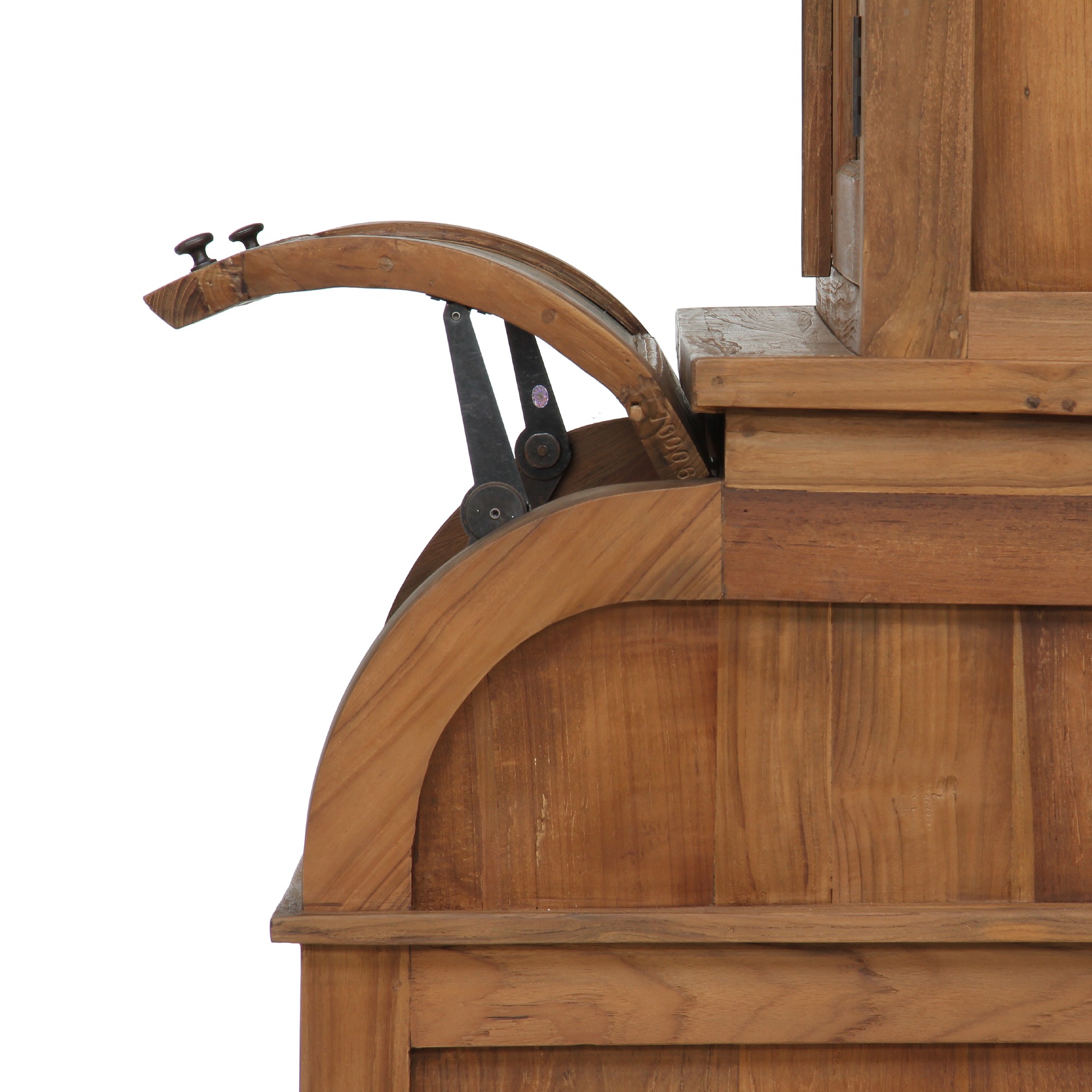 Schrank Teakholz, natur, T 60 cm, B 100 cm, H 225 cm von fischer's lagerhaus